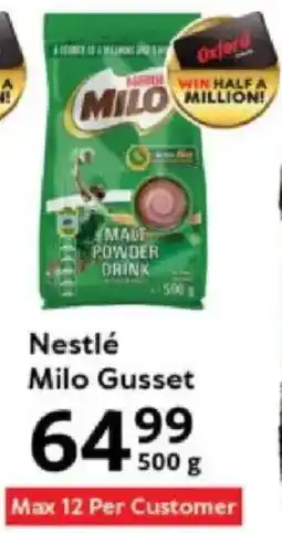 Oxford Freshmarket Nestlé Milo Gusset offer