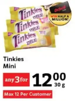 Oxford Freshmarket Tinkies Mini offer