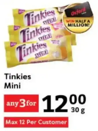Oxford Freshmarket Tinkies Mini offer