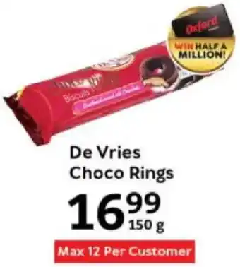 Oxford Freshmarket De Vries Choco Rings offer