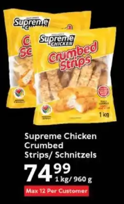 Oxford Freshmarket Supreme Chicken Strips/ Schnitzels offer