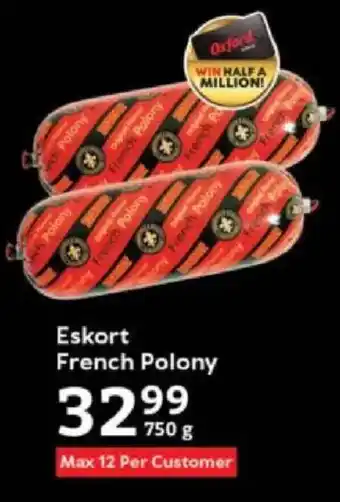 Oxford Freshmarket Eskort French Polony offer