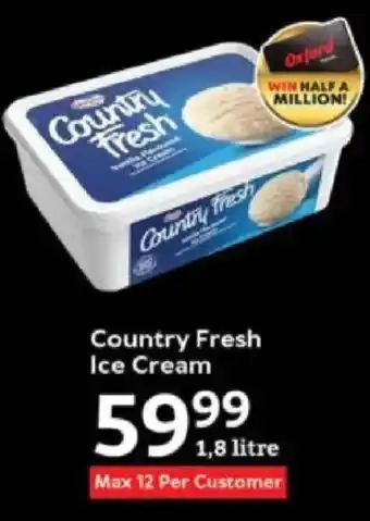 Oxford Freshmarket Country Fresh Ice Cream offer