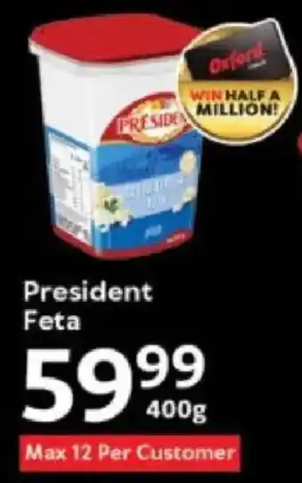 Oxford Freshmarket President Feta offer