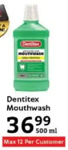 Oxford Freshmarket Dentitex Mouthwash offer