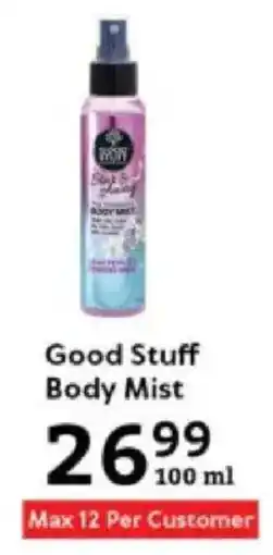 Oxford Freshmarket Good Stuff Body Mist offer