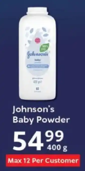 Oxford Freshmarket Johnson's Baby Powder offer