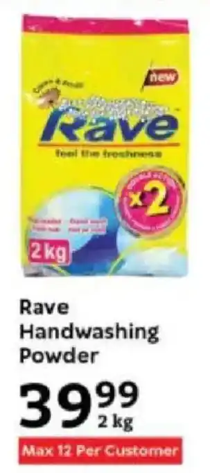 Oxford Freshmarket Rave Handwashing Powder offer