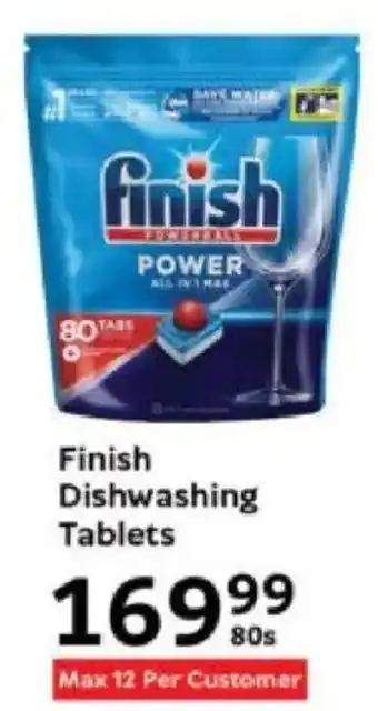 Oxford Freshmarket Finish Dishwashing Tablets offer