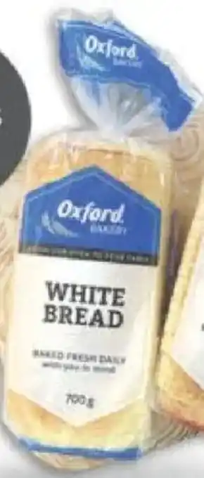 Oxford Freshmarket Oxford Sliced/ Unsliced White Bread offer