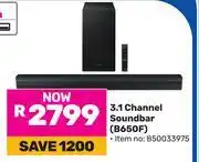 Game Samsung 3.1 Channel Soundbar B650F offer