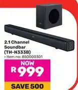 Game JVC 2.1 Channel Soundbar TH-N333B offer