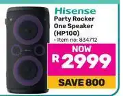Game 0Hisense Party Rocker One Speaker HP100 offer