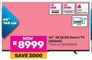 Game Hisense 65 4K QLED Smart TV 65Q6Q offer