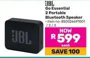 Game JBL Go Essential 2 Portable Bluetooth Speaker-Each offer