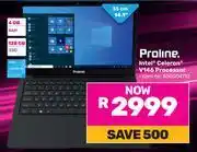 Game Proline Intel Celeron V146 Processor Laptop offer
