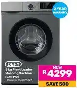 Game Defy 6 KG Front Loader Washing Machine (DAW392) offer