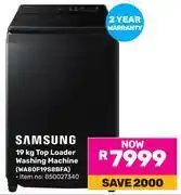 Game Samsung 19KG Top Loader Washing Machine (WA80F19S8BFA) offer