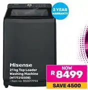 Game Hisense 21KG Top Loader Washing Machine (WT7T2125DB) offer