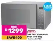 Game Defy 30L Solo Microwave Oven DMO 390 offer