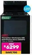 Game Defy Thermofan+ Kitchenaire 600 Solid Electric Stove DSS697 offer