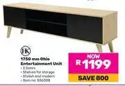 Game HK 1750mm Ohio Entertainment Unit offer