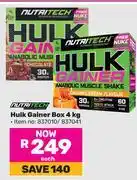 Game Nutri-Tech Hulk Gainer Box-4Kg Each offer