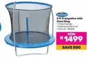 Game Bounceking 8Ft Trampoline With Steel Ring offer