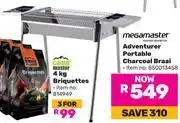 Game Megamaster Adventurer Portable Charcoal Braai 850013458 offer