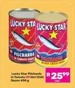 Game Lucky Star Pilchards In Tomato Or Hot Chilli Sauce-400g Each offer