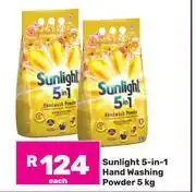 Game Sunlight 5 In 1 Hand Washing Powder-5Kg Each offer