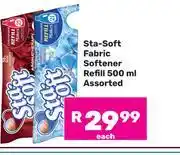 Game Sta Soft Fabric Softener Refill Assorted-500ml Each offer