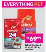 Game Catmor Cat Food Assorted-1.5Kg Or 1.75Kg Each offer