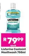Game Listerine Coolmint Mouthwash-750ml Each offer