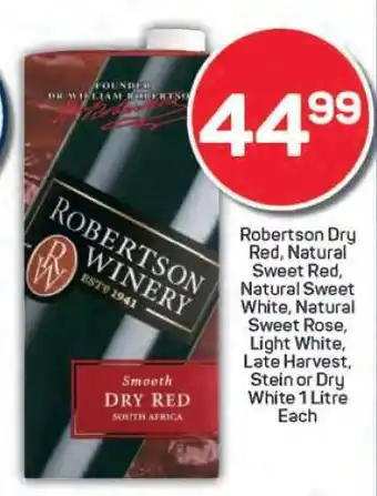 Pick n Pay ROBERTSON WINERY offer