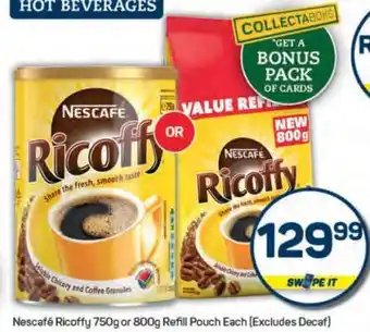 Pick n Pay Nescafé Ricoffy offer