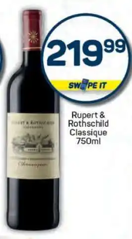 Pick n Pay RUPERT & ROTHSCHILD Classique offer