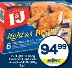 Pick n Pay I&J Light & Crispy Crumbed Fish Fillets offer