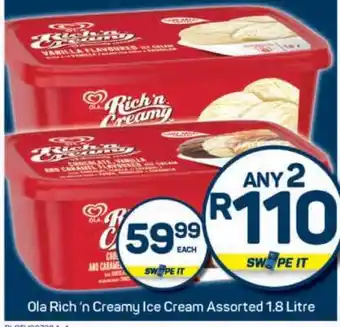 Pick n Pay Ola Rich 'n Creamy Ice Cream Assorted offer