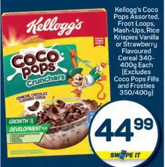 Pick n Pay Kellogg's Coco Pops Crunchers offer