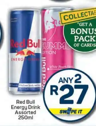 Pick n Pay Red Bull Energy Drink Assorted 250ml offer