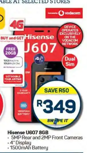Pick n Pay Hisense U607 8GB offer