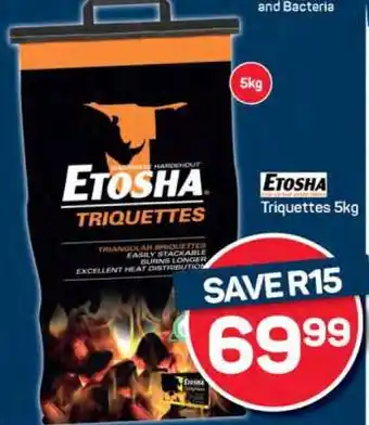 Pick n Pay Etosha Triquettes 5kg offer