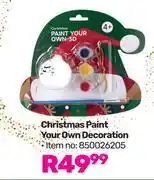 Game Christmas Paint your Own Decoration offer