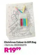 Game Christmas Colour-In Gift Bag offer