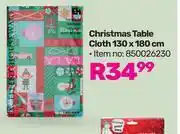 Game Christmas Table Cloth 130 x 180 cm offer