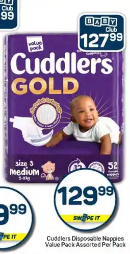 Pick n Pay CUDDLERS Gold Disposable Nappies offer
