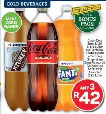 Pick n Pay Coca-Cola, Fanta, Sprite or Stoney Ginger Beer offer