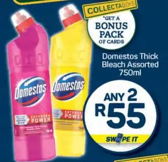 Pick n Pay Domestos Thick Bleach Assorted 750ml offer