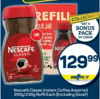 Pick n Pay Nescafé Classic Instant Coffee Assorted offer